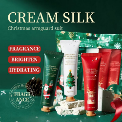 Eagrán Speisialta Christmas Cream Hand Hand Seoladh Grand, Cloch Hands with Beauty chun fáilte a chur roimh an séasúr saoire.